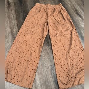 Thread & Supply pants burnt orange with black specs women’s small
